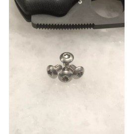 DH Stainless Steel T8 Torx Screws For Spyderco Shaman Knife Handle - Set of 4pcs