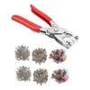 200 Sets Metal Snaps Buttons with Fastener Plier Snaps Buttons