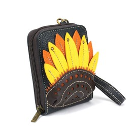 Chala Cute-C - Credit Card Holder Wallet Wristlet, Sunflower, One Size,