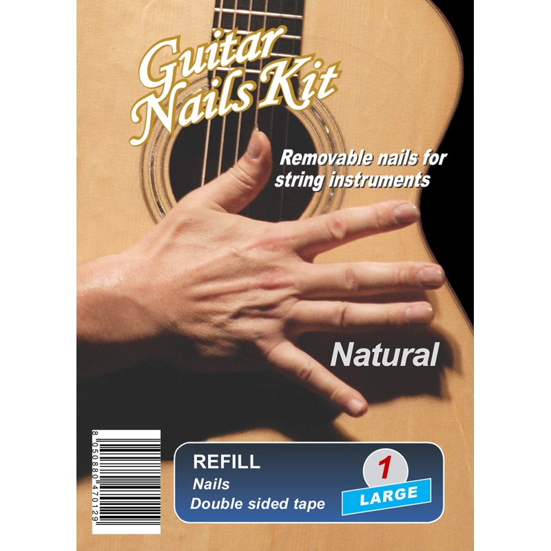 Guitar Nails Refill Hard (2) Medium | Nails for Guitar