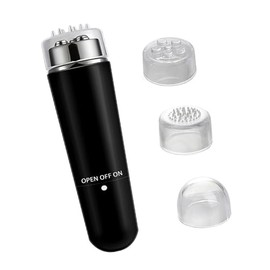 Brinmomp Mini Massager, Mini Tool Mini Tavel Massager with for Face Neck Head Back (Black)