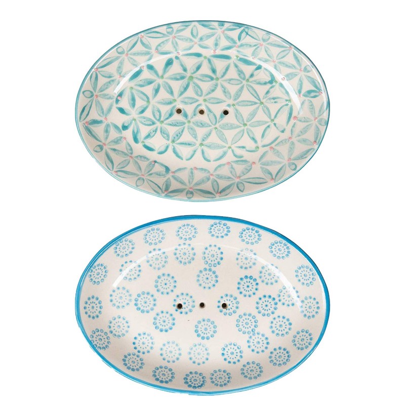 Tranquillo Lou & Ollo Soap Dishes Ceramic 14 x 9.5