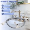 Bathroom Sink Faucet Replacement Hose Kit for Moen 114299 113016,