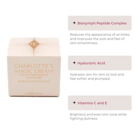 Charlotte Tilbury Magic Cream Crema hidratante facial - Base más suave para maquillaje