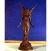 Upper Deck Majestic Angel Statue Cast Iron Rust Finish