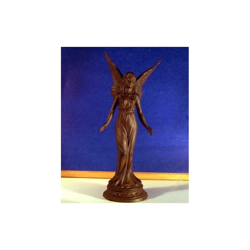 Upper Deck Majestic Angel Statue Cast Iron Rust Finish