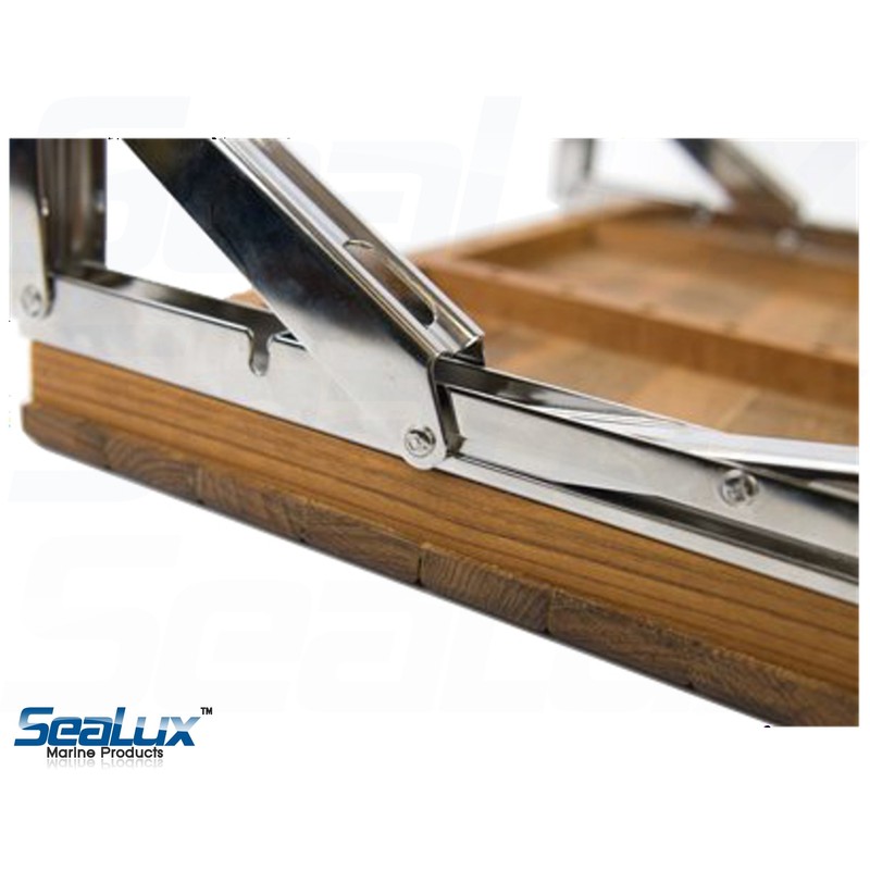 SeaLux Stainless Steel 12" Folding Table Bracket (Pair)