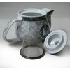 GDLK Porcelain Teapot 500ml With Stainless Steel Filter Tea Pot