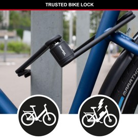 Master Lock Folding Lock for Bikes Hardened Steel Links 4 Keys with Bracket and Fixing 84cm