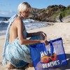 KUIRAN 30L Large Beach Bag with Pouch Foldable Sandproof Lightweight