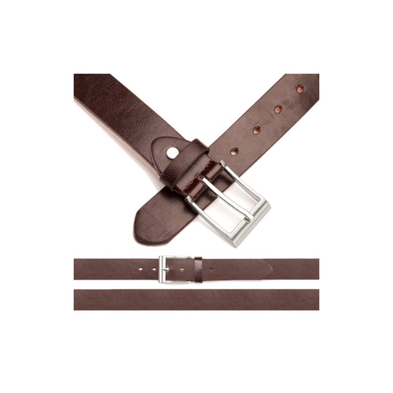 BEZLIT Men's Leather Belt Faux Leather 30602, brown