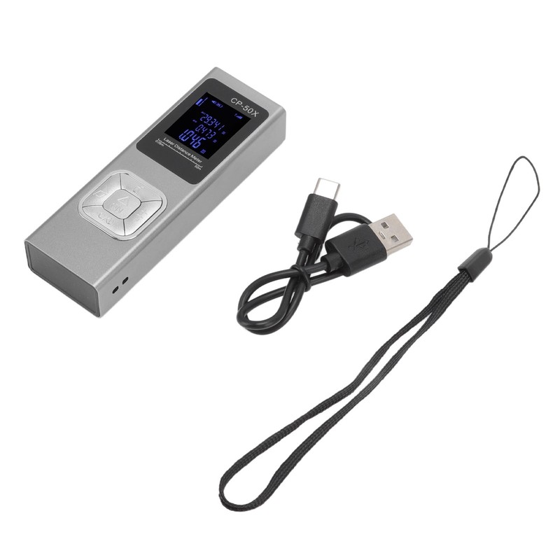 Distance Meter Accurate Voice Broadcast Small Electronic Ruler Handheld Rangefinder