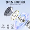 Wireless Earbuds, Bluetooth 5.3 Headphones In Ear with 4 ENC