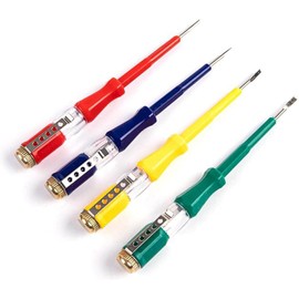 Screwdriver, Contact Voltage Tester Pen Light Circuit Tester Voltage Detecter Pen Electric Test Pen Screwdriver Dual Head Slot AC 100-500V Voltage Testers
