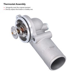 aqxreight Termostato, 4133L509, Conjunto de Termostato para Automóvil con Reemplazo de Modificación de Carcasa para Perkins