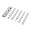 5pcs Snap Rivet Setter Die Punch Snap Kit Large Installation