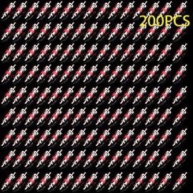 QISF 200Pcs Premium Tyre Tire Valve Cores - Valve Stem Core Part Replacement, Universal for Most Automotive, RV, ATV & Air Conditioning, Motorcycles and Bicycles