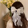Herbeluemily Barrette, Hair Clip, Ribbon, Chiffon Hair Accessories, Hair Ornament,