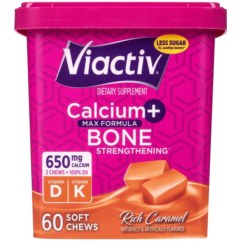 Viactiv Calcium + Vitamin D Supplement Soft Chews for Women