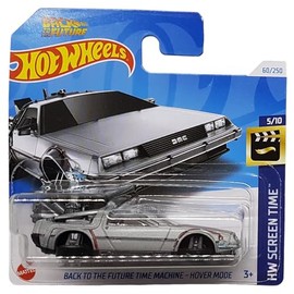 Hot Wheels - Back to The Future Time Machine - Hover Mode - HW Screen Time 5/10 - HTB33 - Short Card - DMC - Delorean - Mattel 2024