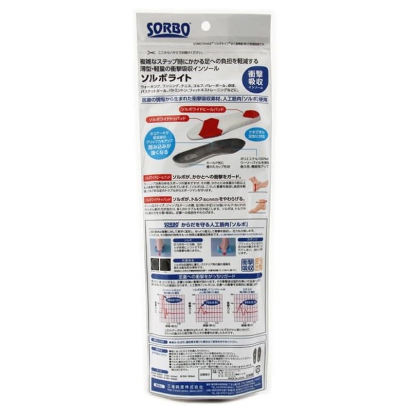 Sorborite SRO 1460 Shock Absorbing Sorbothane Insole