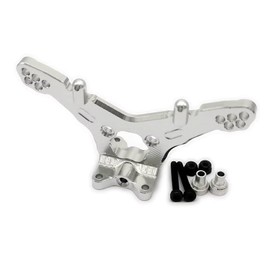 Aluminum Rear Shock Tower Damper Mount Silver for Losi Mini-T 2.0 LOS214011