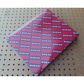 SMEAD 10504 POLY FILE FOLDERS YELLOW LETTER SIZE 1/3 CUT TABS BOX of 24pcs