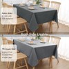 smiry Rectangular Table Cloth Wipe Clean 140x200 cm, Wipeable Water