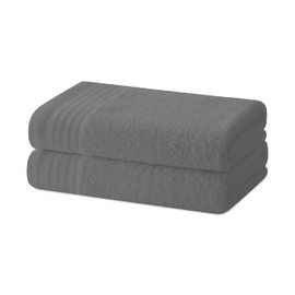 Degrees home Set of 2 Hand Towels - Bath Towels - 100% Cotton - 480 g/m2 - 100 x 50 cm - Plank