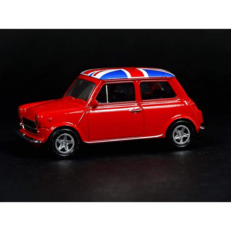 Welly Mini Cooper Mini Model (Red) with Union Jack Top