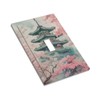 Decorative Art Light Switch Covers Sakura Pagoda Single Toggle Wall