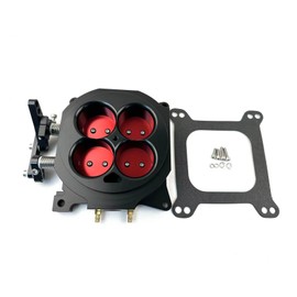 1000 CFM 4-Barrel 4150 CNC Billet Throttle Body Black