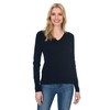 State Fusio Women's Basic V-Neck Sweater 100% Merino Wool Classic