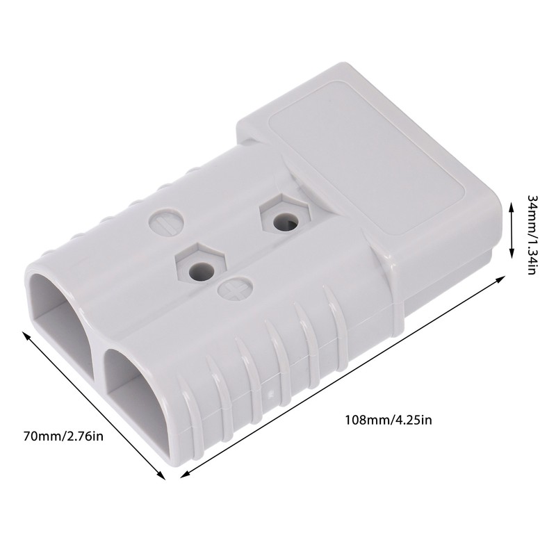 Battery Quick Connector 2/0 AWG Electric Forklift Charging Plug with