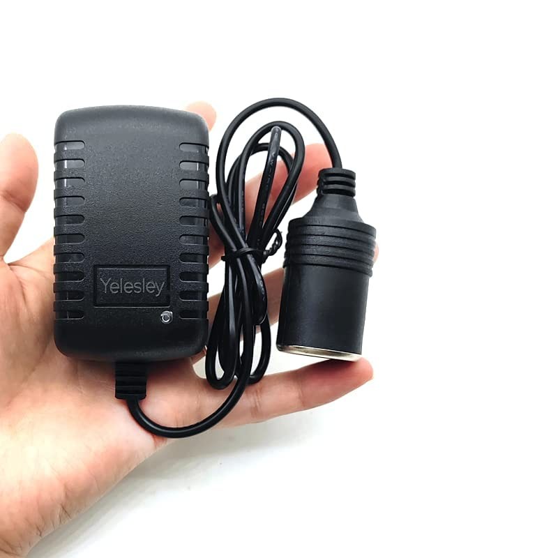 Yelesley AC to DC Converter 2A 24W Car Cigarette Lighter