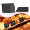 5Pcs Acrylic Mini Chalkboard Signs, 100mmx75mm L-Shaped Erasable Small Blackboard
