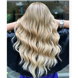 LaaVoo I Tip Hair Extensions Human Hair Blonde Itip Hair Extensions Real Human Hair Highlight Blonde Itip Hair Extensions Real Human Hair Extensions Pre Bonded 14In 50g 80s