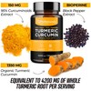 PhiNaturals Turmeric Curcumin with Black Pepper Extract - 500mg per