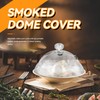 Gsycle Smoking Dome Cover, 6.3in Smoker Dome Lid Transparent Acrylic