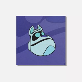 Unbranded Puppy Dog Pals Cartoon ARF 4'' X 4'' Square Wooden Coaster