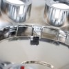 GXYWADY Front Hub Cover Set Chrome Wheel Cover with 33mm