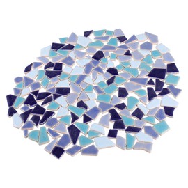 Supplies Mosaic Tiles Irregular Mosaic Tiles 200g Ceramic Mosaic Broken Tiles Glass Mosaic Tiles Stained Glass kit Tiles Irregular DIY Mosaic Supplies DIY Mosaic Outdoor