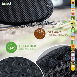 biped 2 Pair Activated Carbon Soles - Highly Effective - Neutralizes Foot Odor z1017 (14)