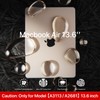 Soonjet Compatible for MacBook Air 13.6 inch Case M4 M3