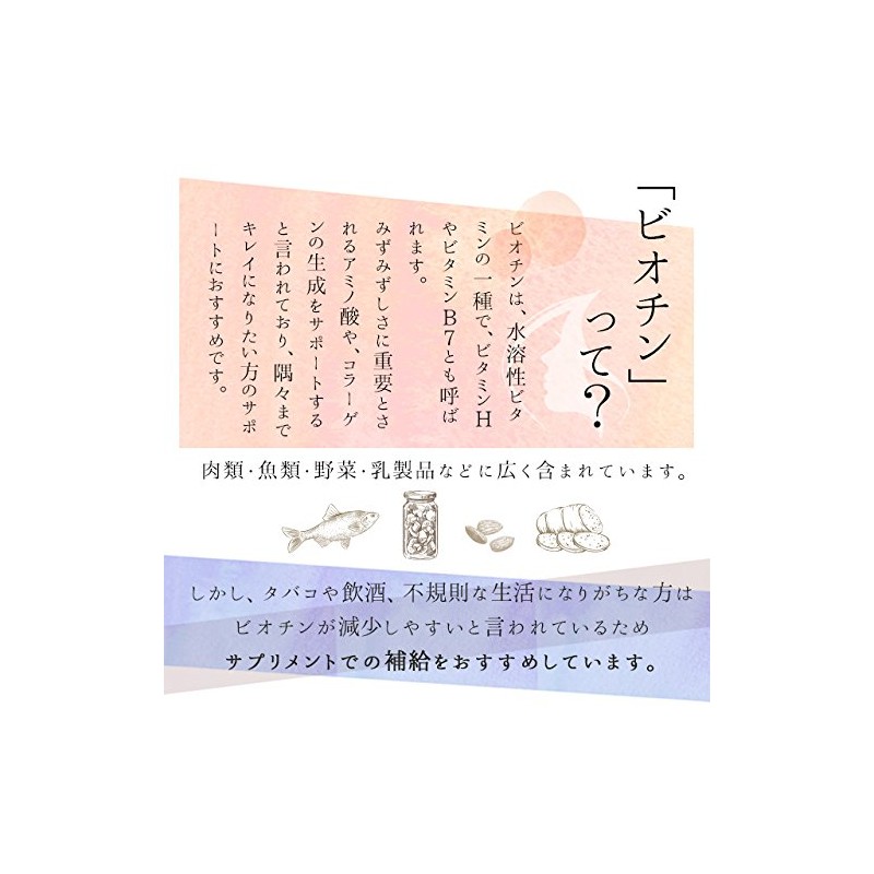 ビオチン (60粒/約1ヶ月分)
