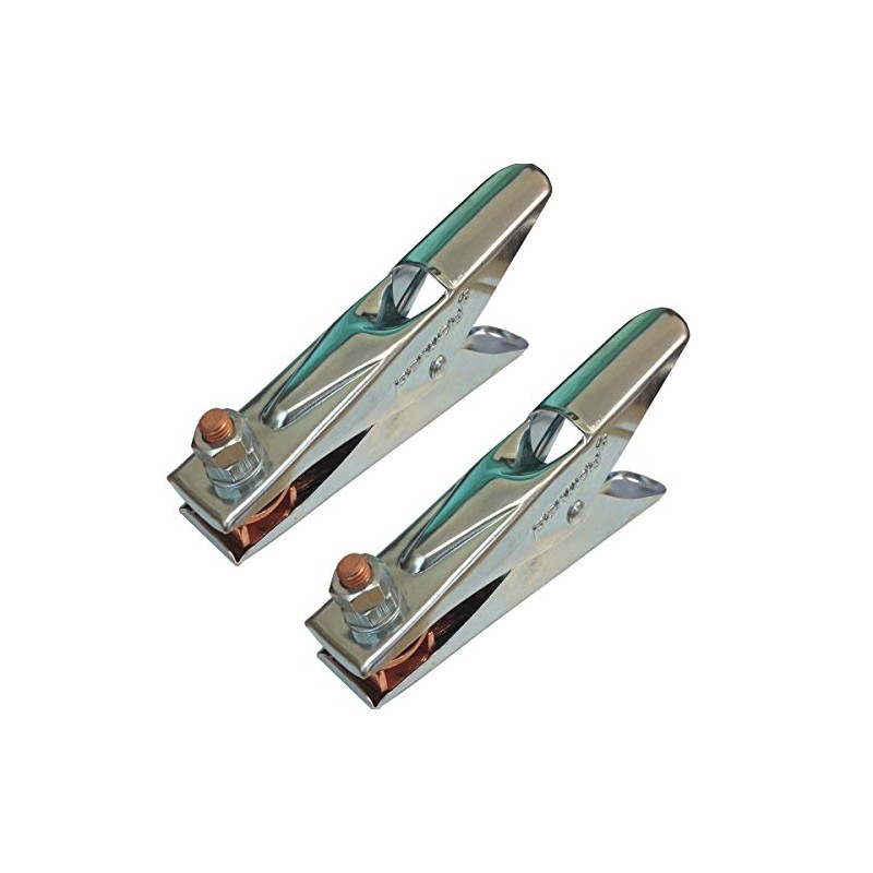(Pack of 2) Parweld 400A Earth Clamp - Heavy Duty
