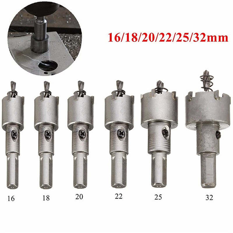SagaSave Carbide Hole Cutter Set Durable Hole Saw Set for