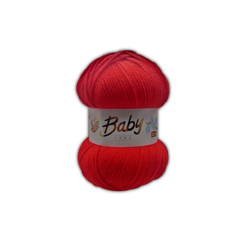 2 Pack of Red 618 - Baby Care Double Knit
