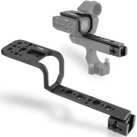LEFTFOTO Handle Extension Rig for Sony Cinema FX3 FX3 FX30 XLR Handle Unit, Extension Bracket Grip with Cold Shoe, NATO, 1/4"-20 and 3/8"-16 Screws