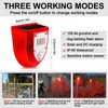 Qualirey 4 Pcs Solar Alarm Motion Detector with Sound Outdoor